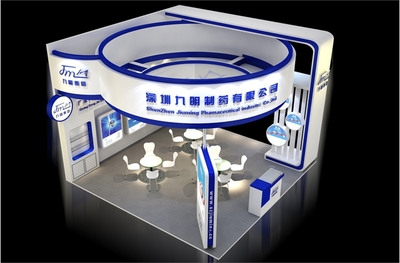 九明制藥閃耀2018醫療器械展 匠心獨運的展臺3D模型與一體化搭建服務
