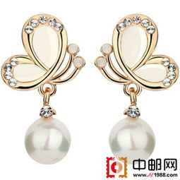 蝶影之戀 奧地利水晶珍珠耳釘?shù)默摪浊寮兠缹W(xué)